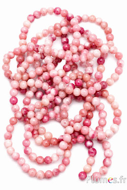 Rhodonitperlen - Ø 4 mm - rosa